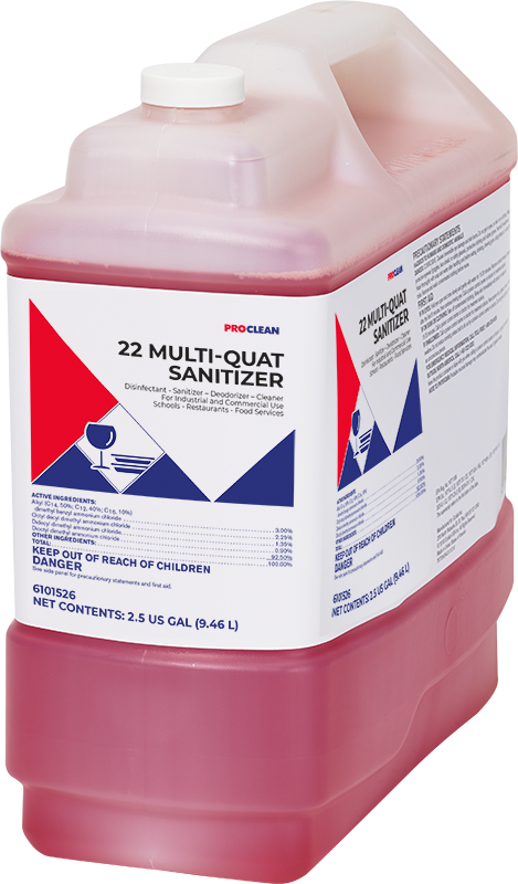 22 Multi Quat Sanitizer ProClean