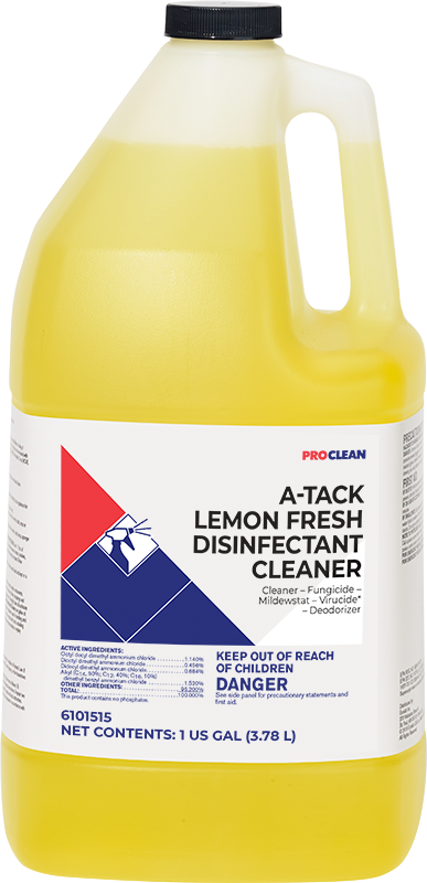 A Tack Lemon Fresh Disinfectant Cleaner ProClean