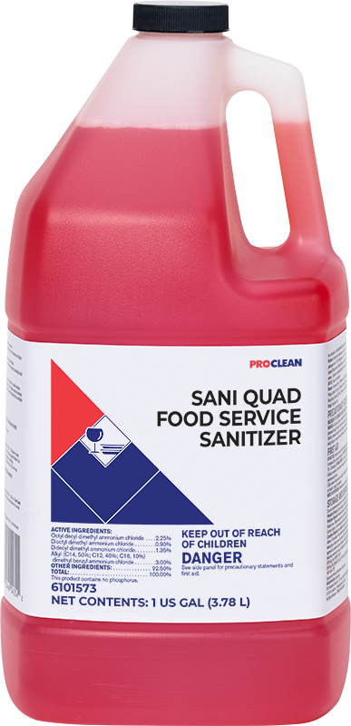 Sani Quad Food Service Sanitizer ProClean