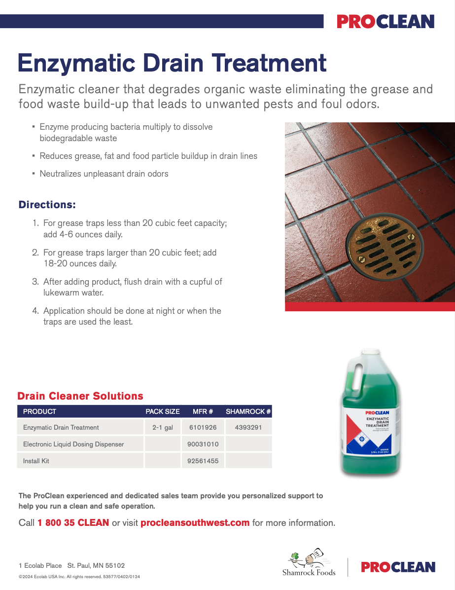 ProClean Enzymatic Drain Treatment