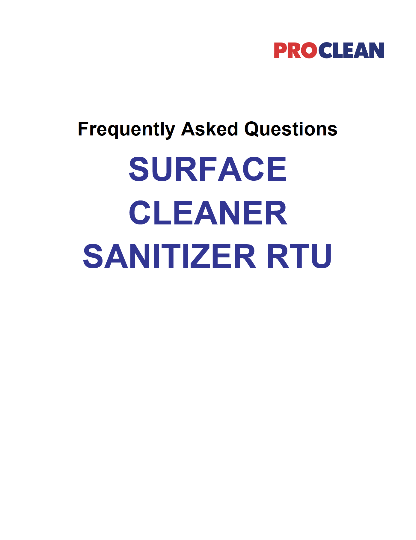 ProClean COVID-19 Resource Summary – Education