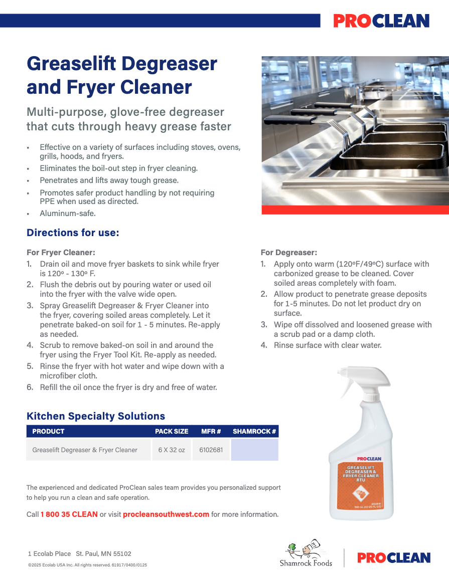 ProClean Premium Oven Grill Cleaner RTU