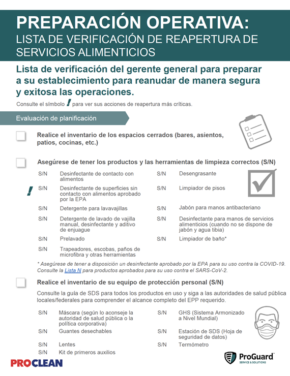 Operational Readiness: Foodservice (Spanish)