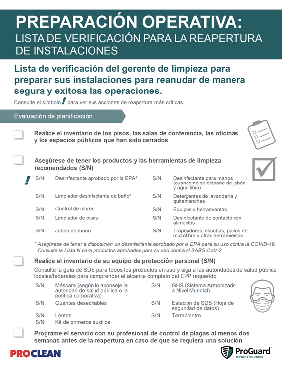 Operational Readiness: Facilities (Spanish)